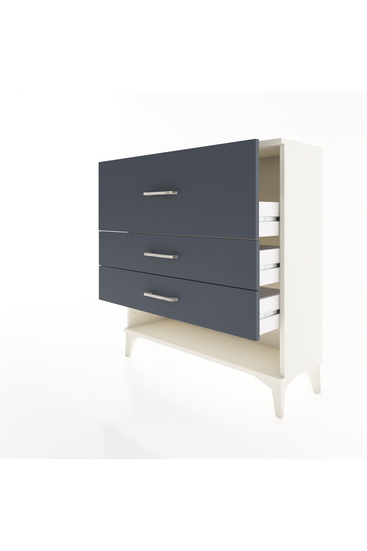 Arges Şifonyer 3 Çekmeceli 88x30x96 - S04M015V2A