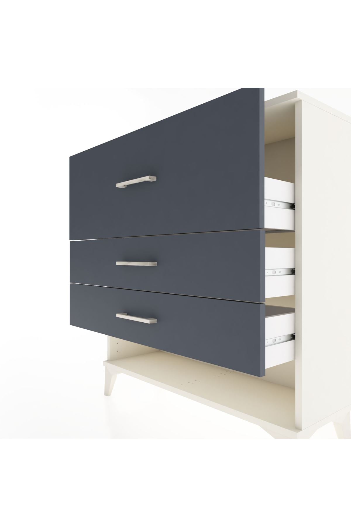 Arges Şifonyer 3 Çekmeceli 88x30x96 - S04M015V2A