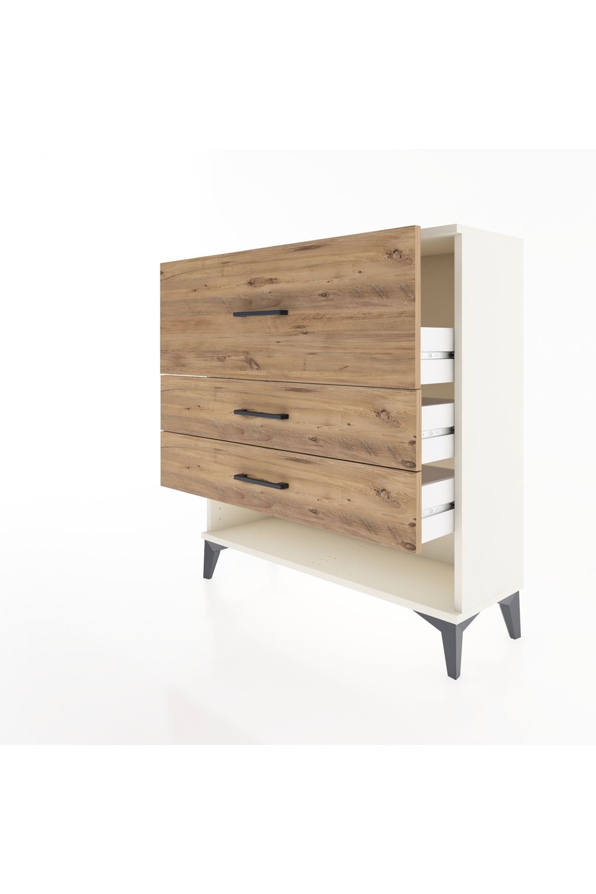 Arges Şifonyer 3 Çekmeceli 88x30x96 - S04M015V3A