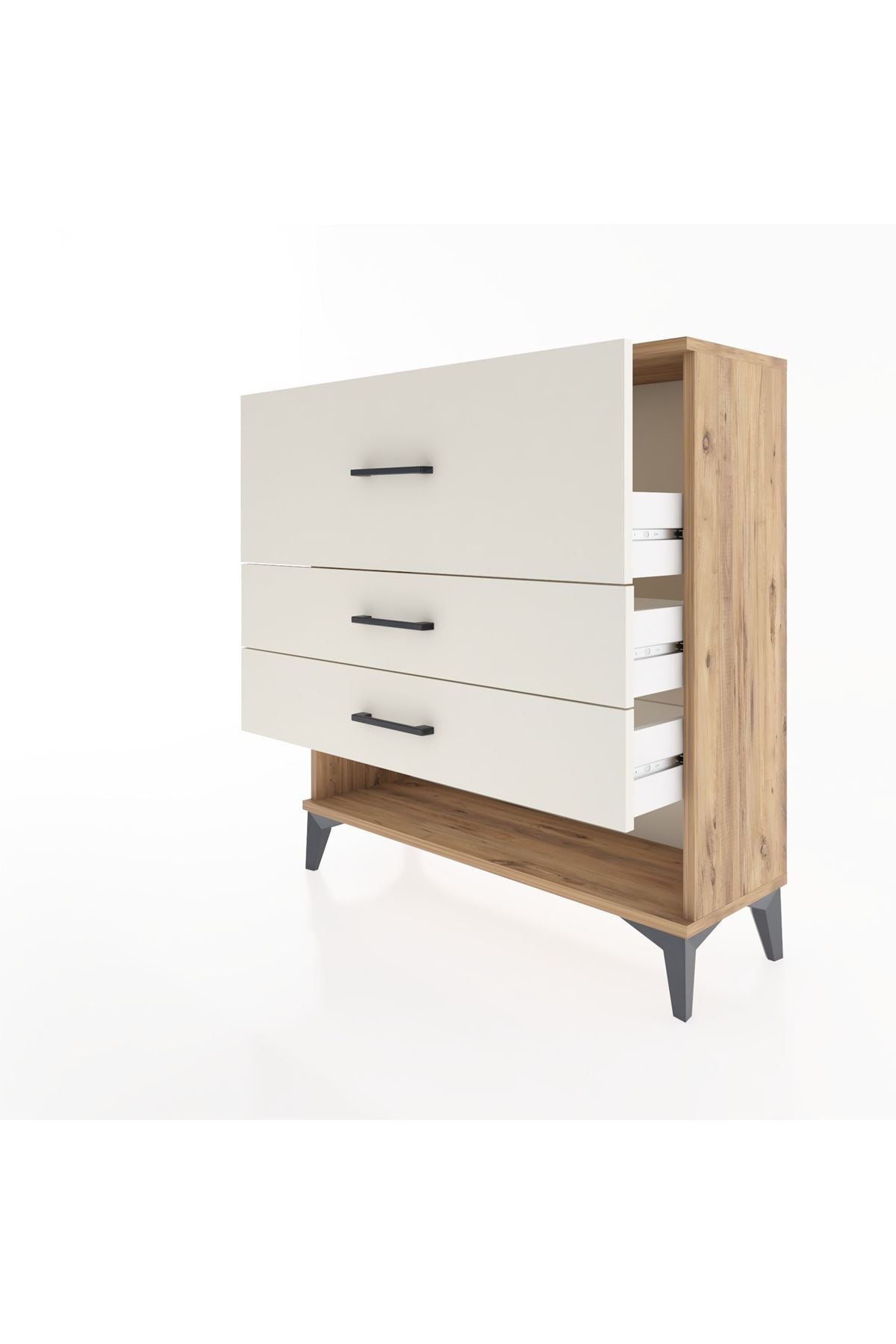 Arges Şifonyer 3 Çekmeceli 88x30x96 - S04M015V7A