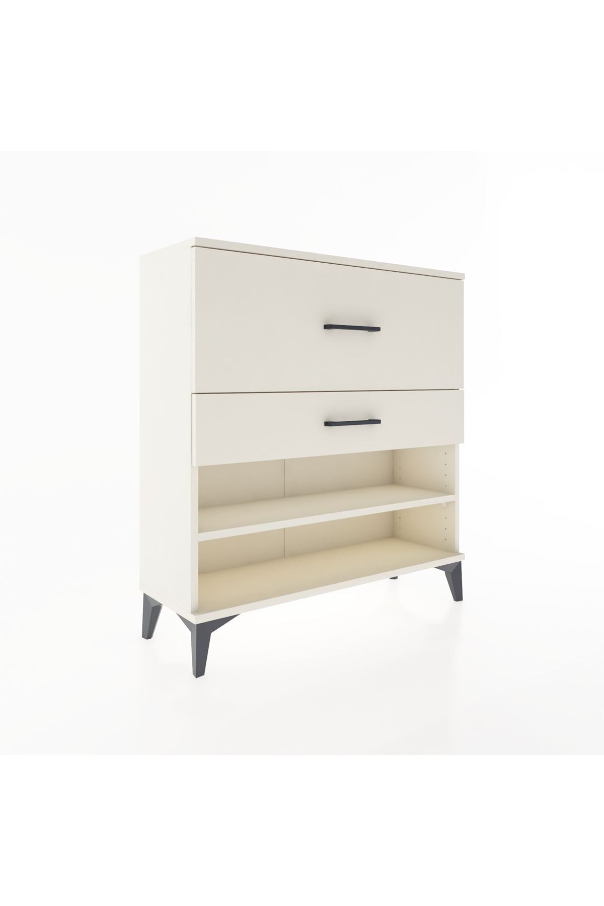 Arges Şifonyer Tek Raflı 2 Çekmeceli 88x30x96 - S04M016V1A