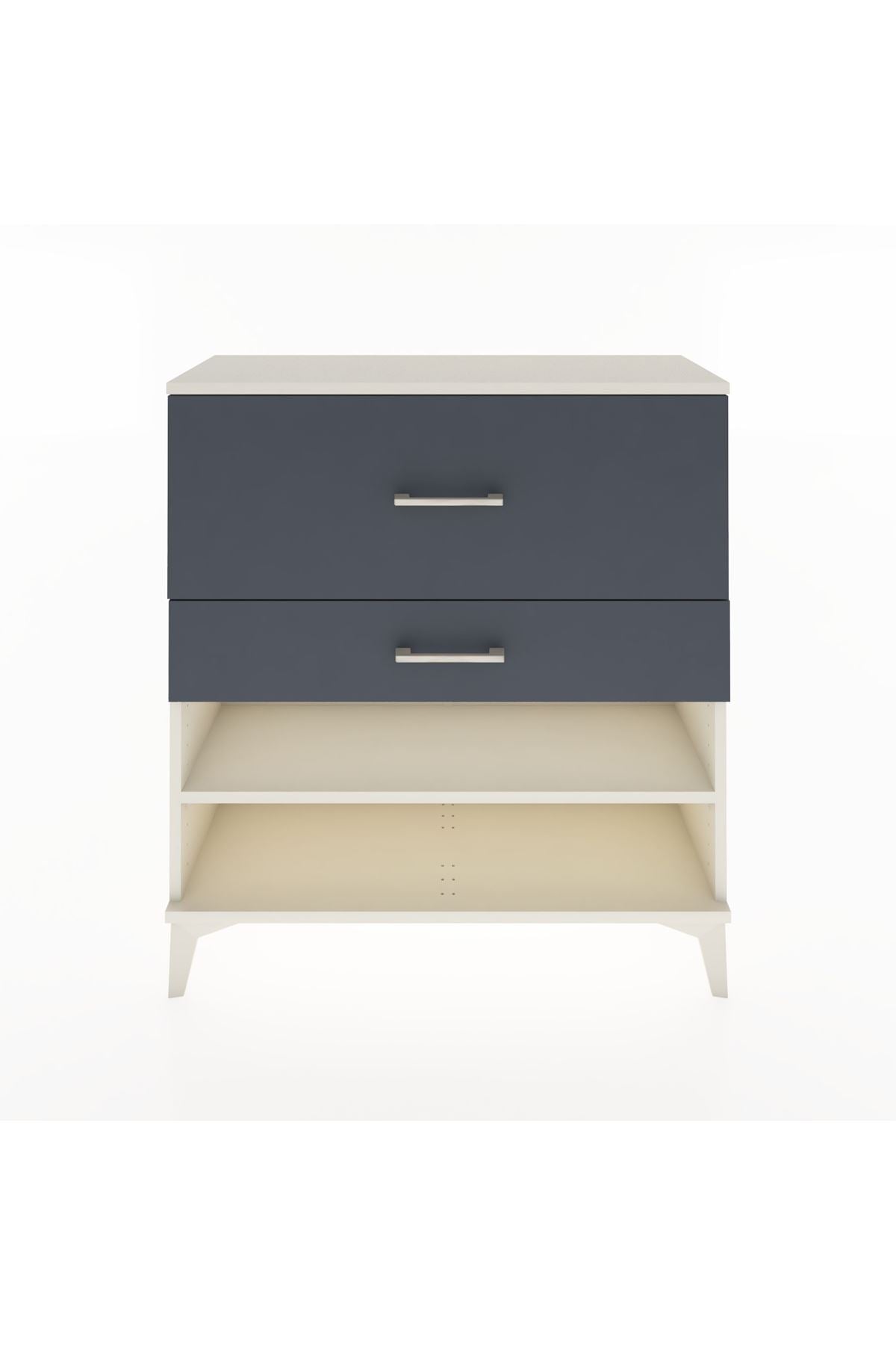 Arges Şifonyer Tek Raflı 2 Çekmeceli 88x30x96 - S04M016V2A