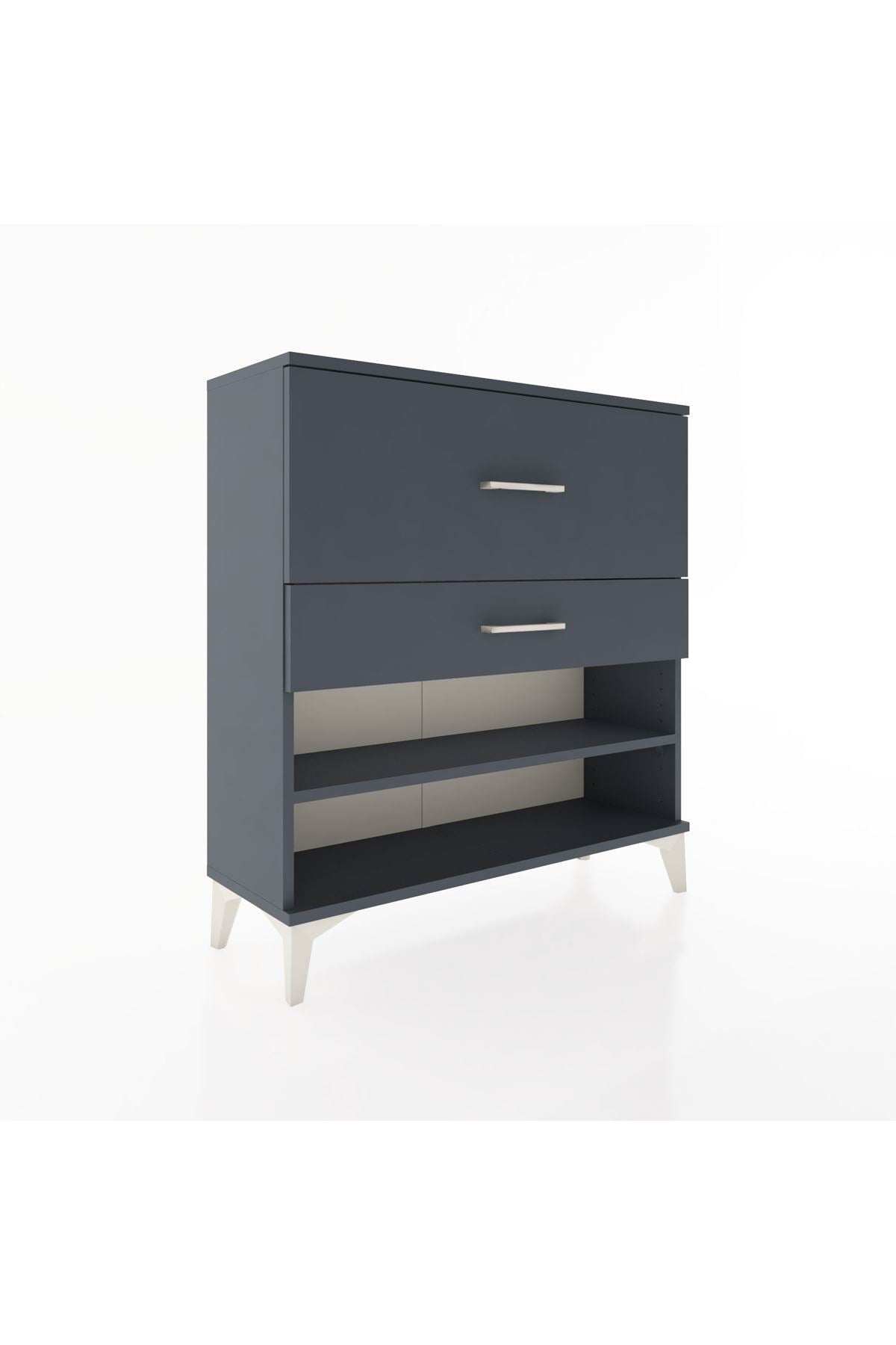 Arges Şifonyer Tek Raflı 2 Çekmeceli 88x30x96 - S04M016V5A