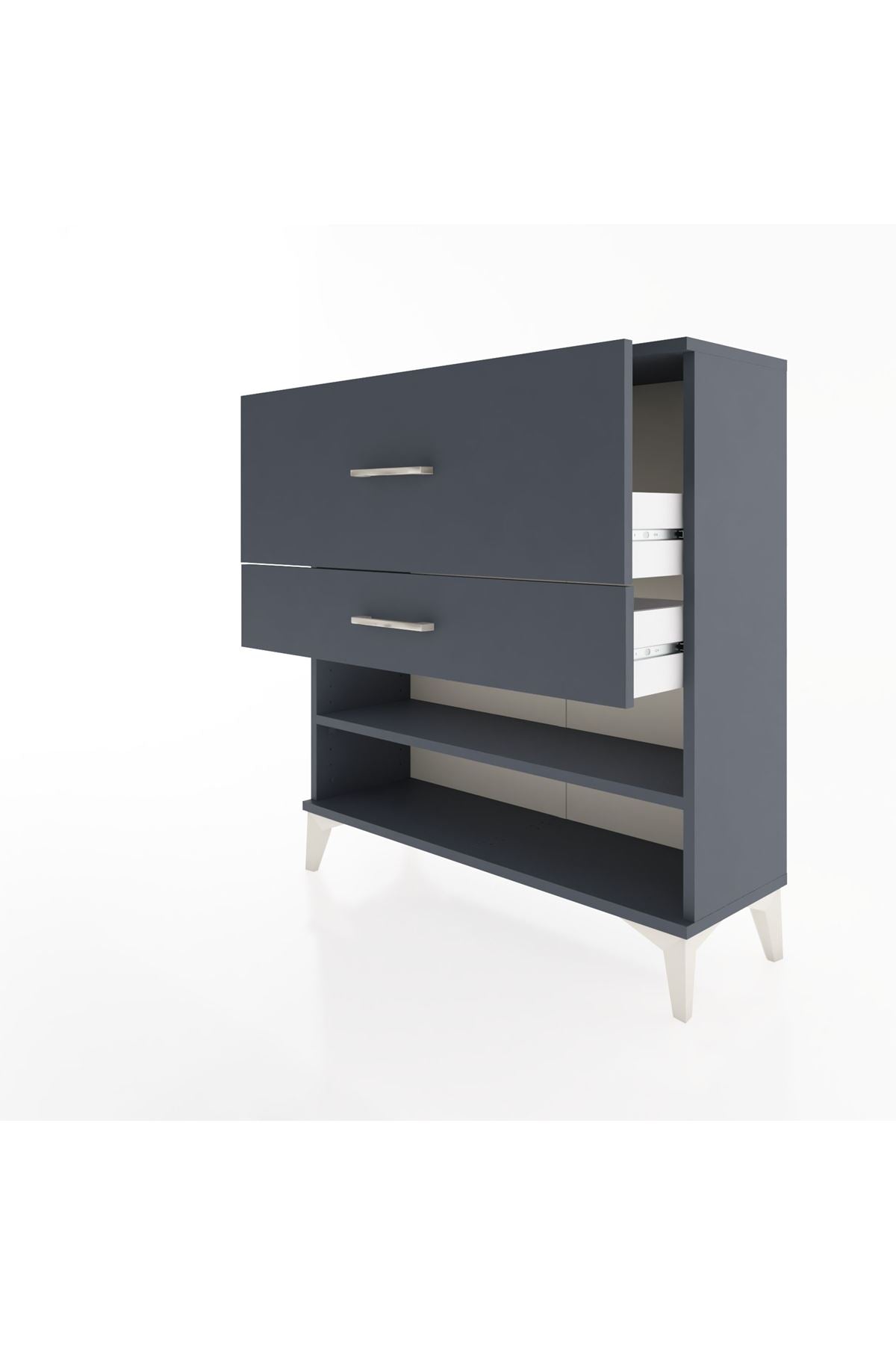 Arges Şifonyer Tek Raflı 2 Çekmeceli 88x30x96 - S04M016V5A