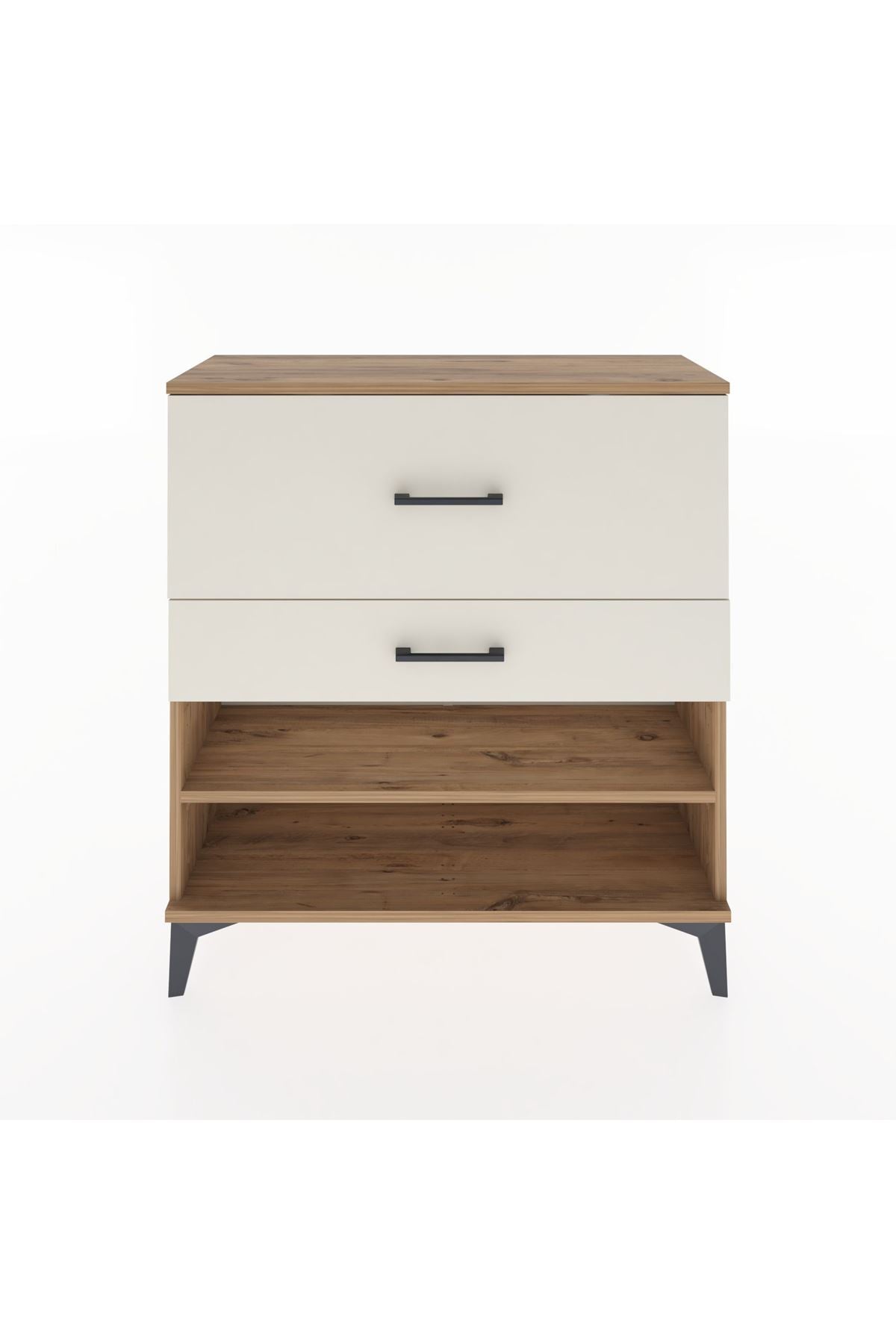 Arges Şifonyer Tek Raflı 2 Çekmeceli 88x30x96 - S04M016V7A