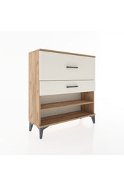 Arges Şifonyer Tek Raflı 2 Çekmeceli 88x30x96 - S04M016V7A