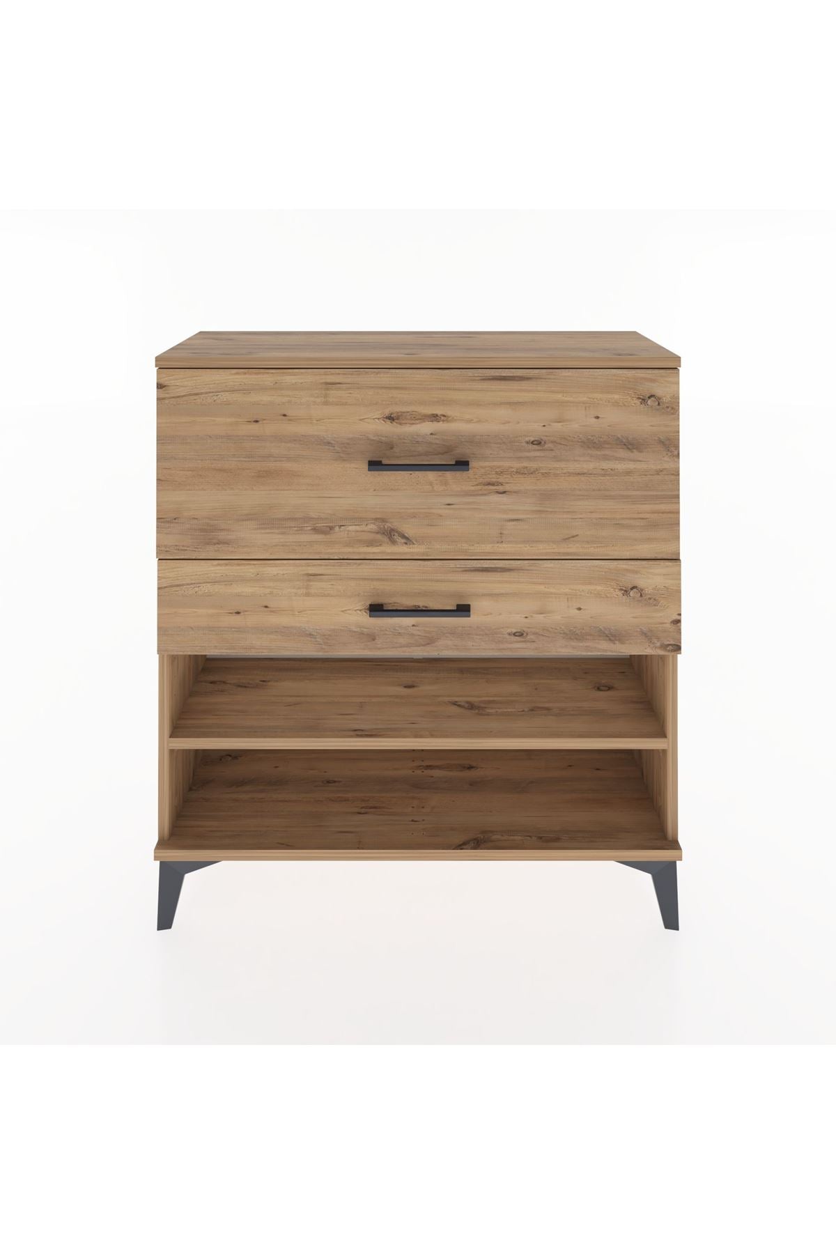 Arges Şifonyer Tek Raflı 2 Çekmeceli 88x30x96 - S04M016V9A