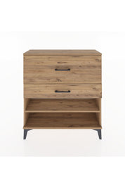 Arges Şifonyer Tek Raflı 2 Çekmeceli 88x30x96 - S04M016V9A