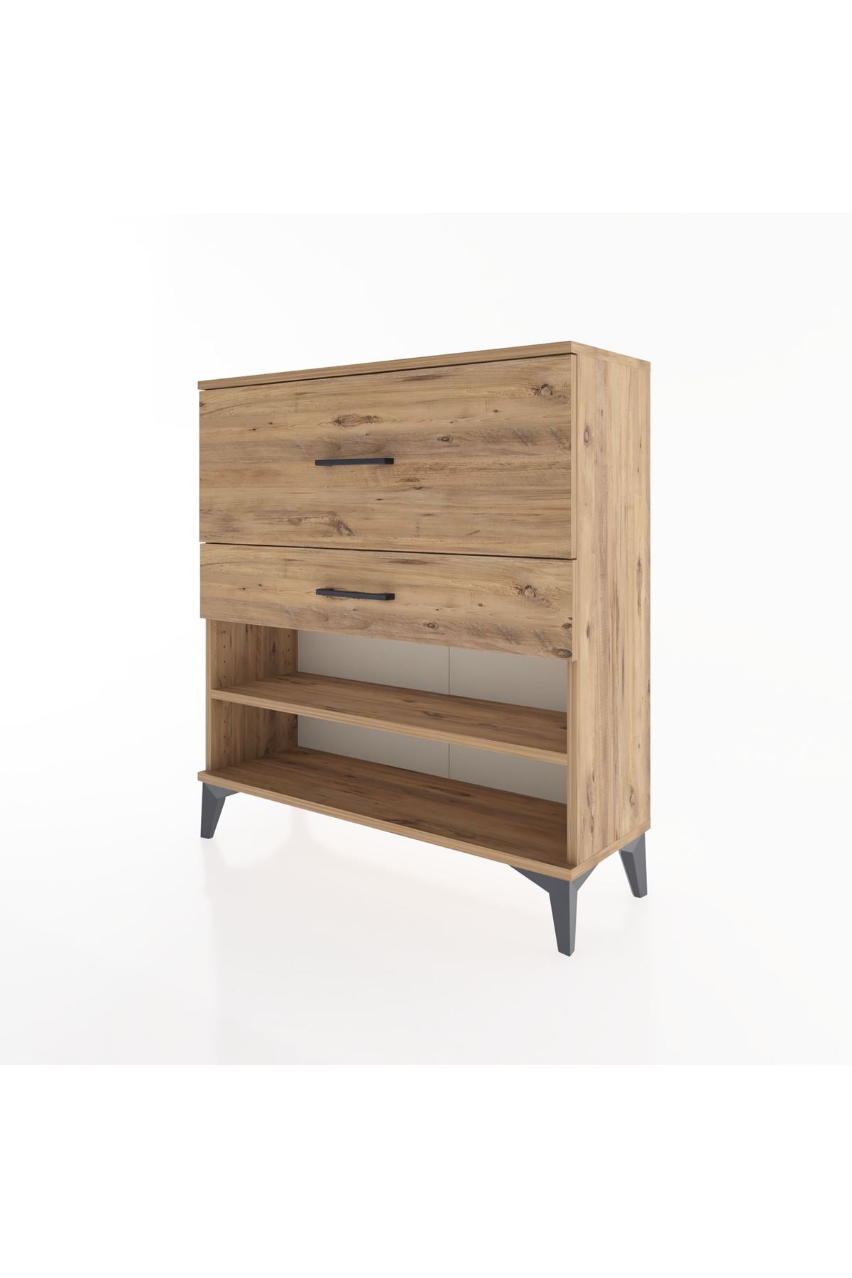Arges Şifonyer Tek Raflı 2 Çekmeceli 88x30x96 - S04M016V9A