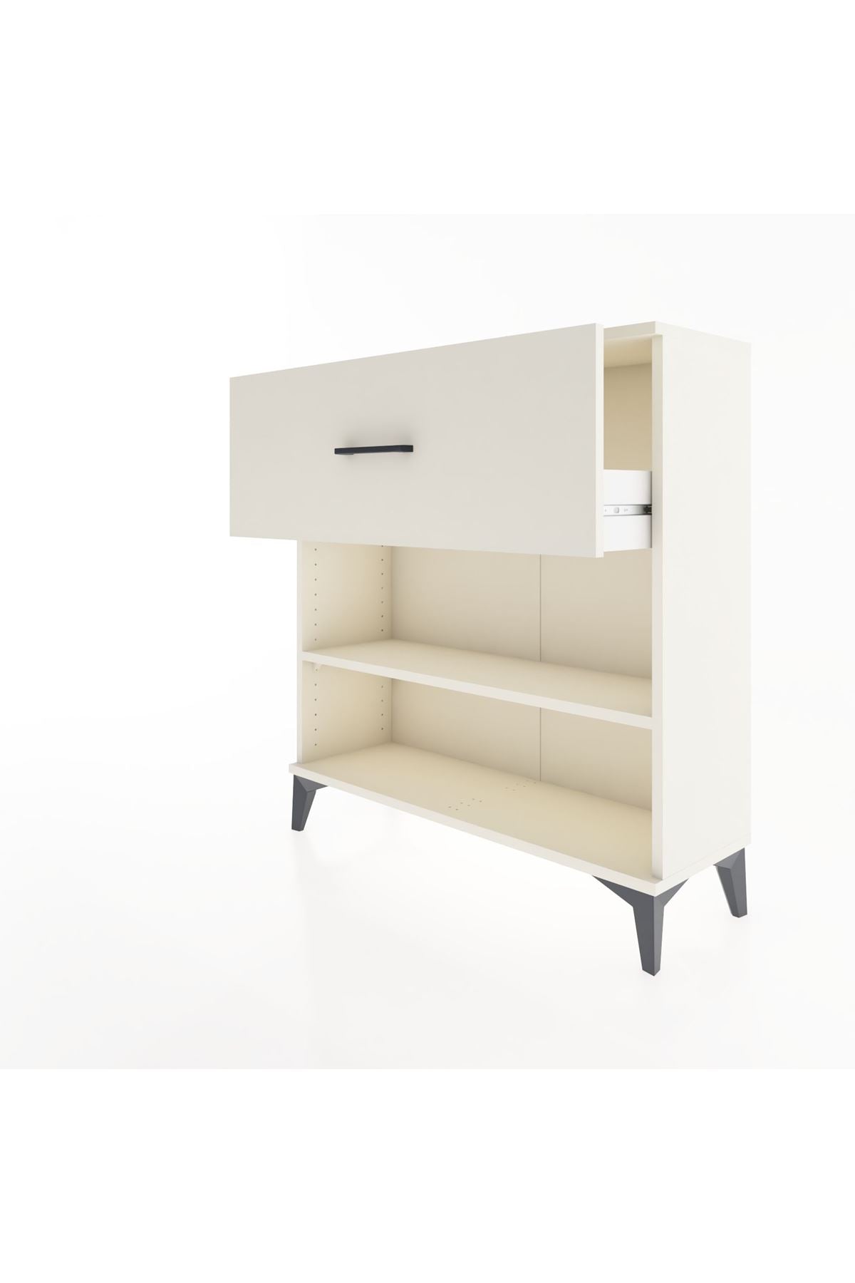 Arges Şifonyer Tek Raflı Tek Çekmeceli 88x30x96 - S04M017V1A