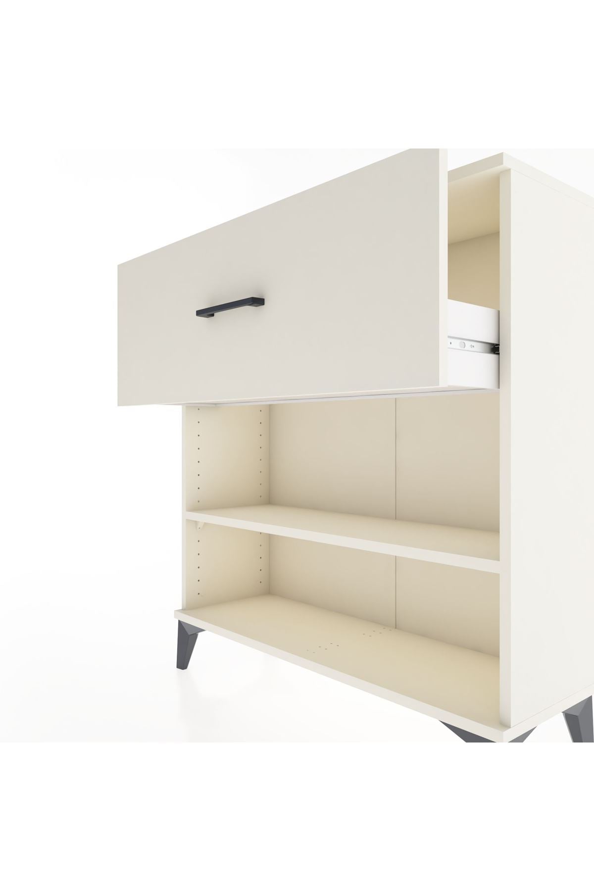 Arges Şifonyer Tek Raflı Tek Çekmeceli 88x30x96 - S04M017V1A