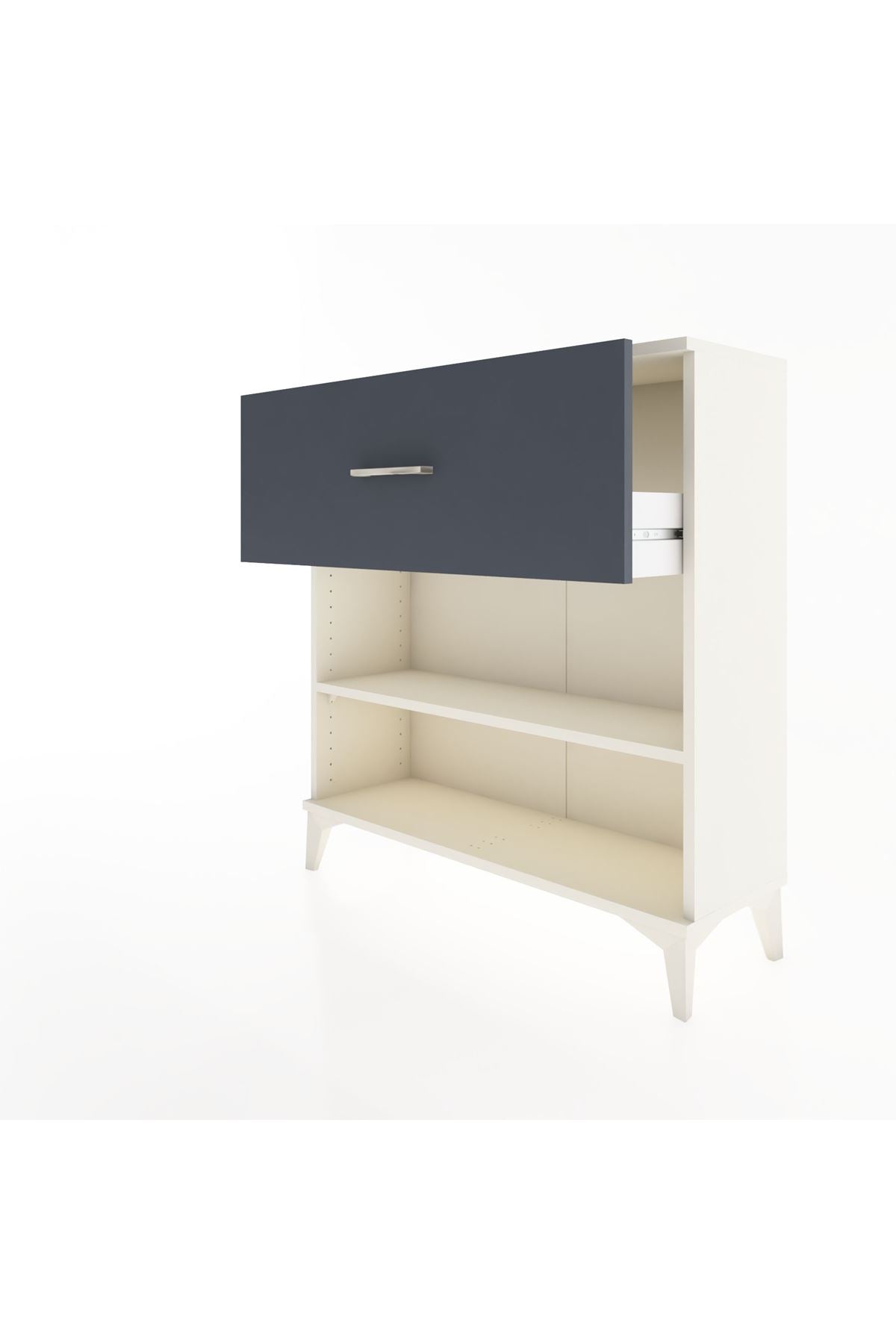 Arges Şifonyer Tek Raflı Tek Çekmeceli 88x30x96 - S04M017V2A