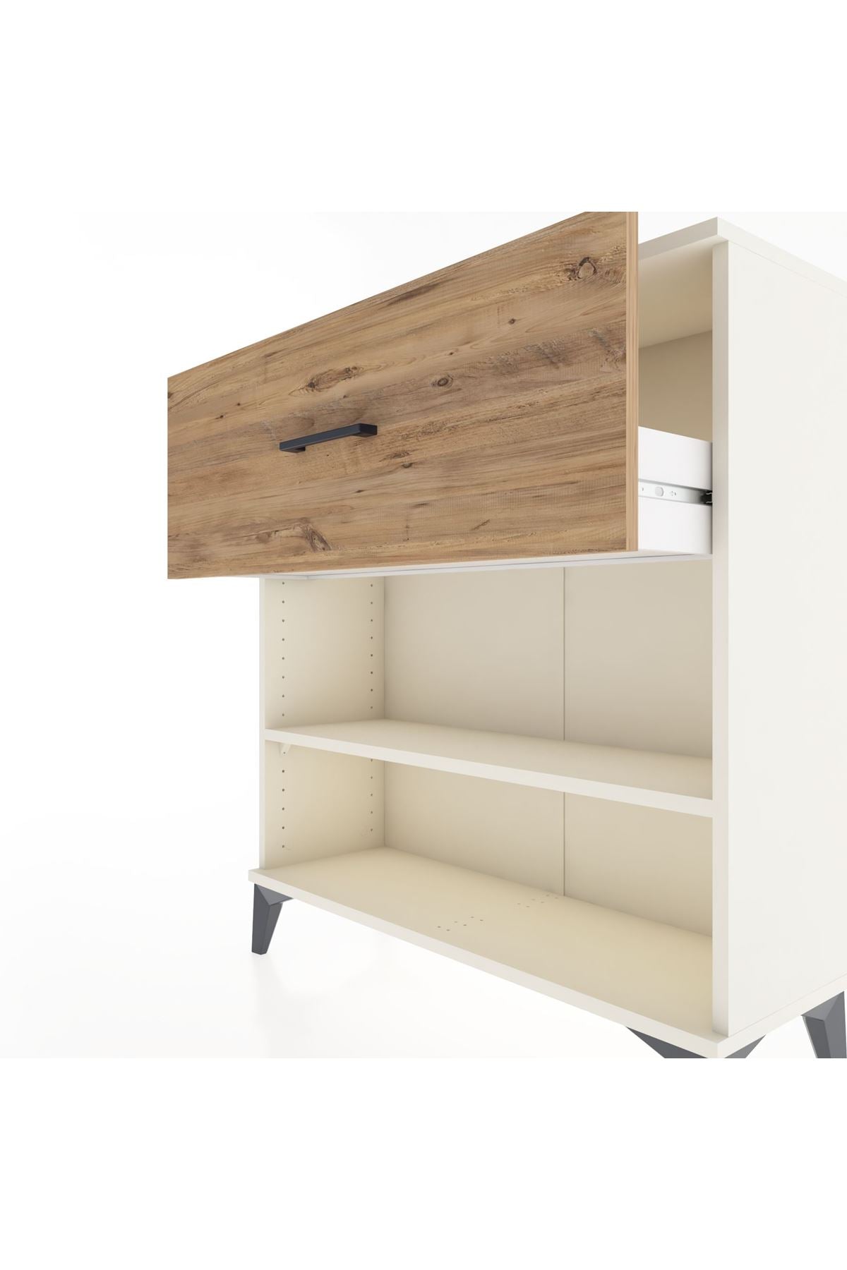 Arges Şifonyer Tek Raflı Tek Çekmeceli 88x30x96 - S04M017V3A