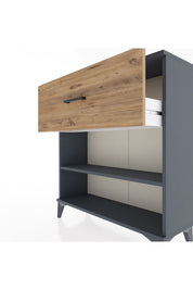 Arges Şifonyer Tek Raflı Tek Çekmeceli 88x30x96 - S04M017V6A