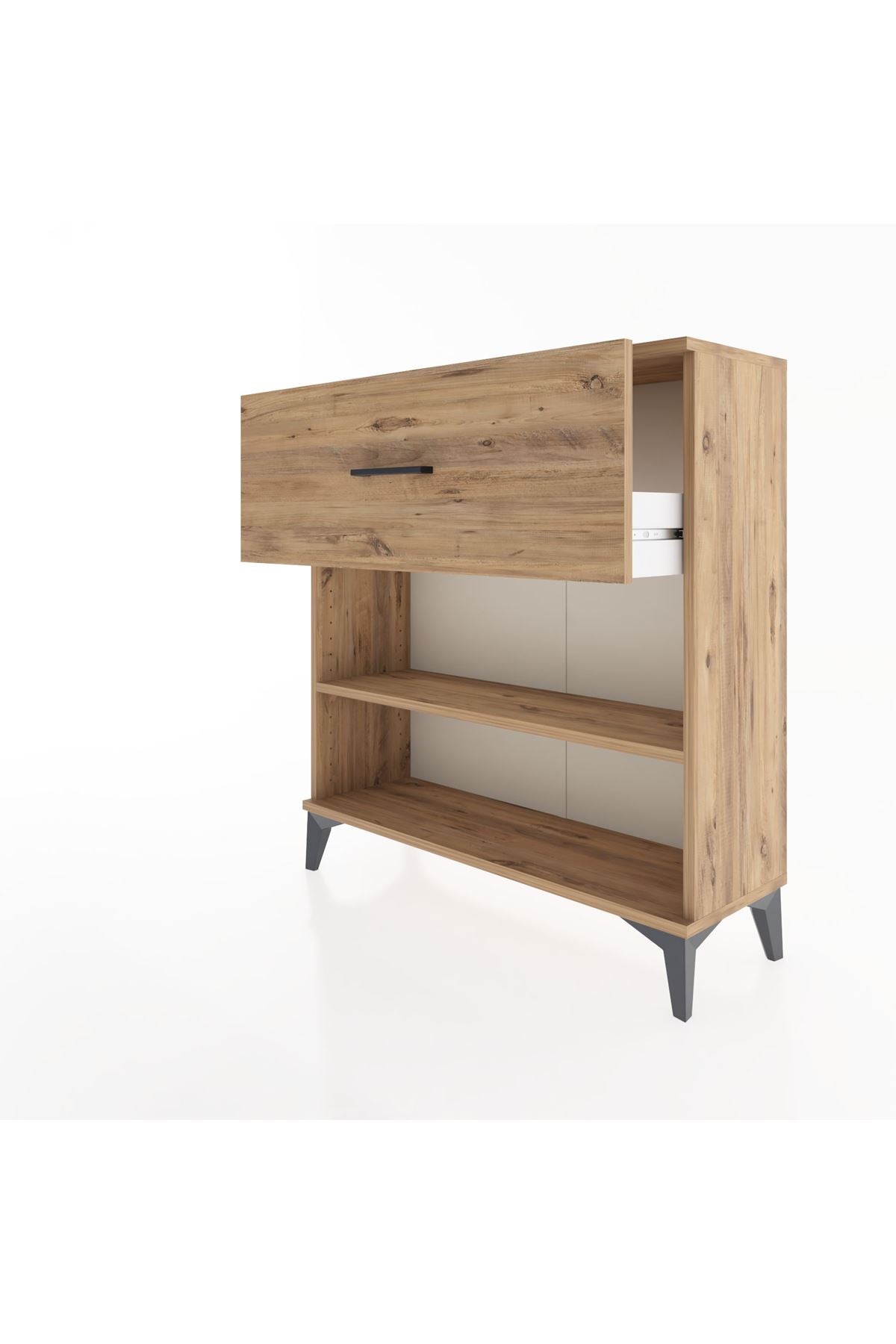 Arges Şifonyer Tek Raflı Tek Çekmeceli 88x30x96 - S04M017V9A