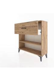 Arges Şifonyer Tek Raflı Tek Çekmeceli 88x30x96 - S04M017V9A