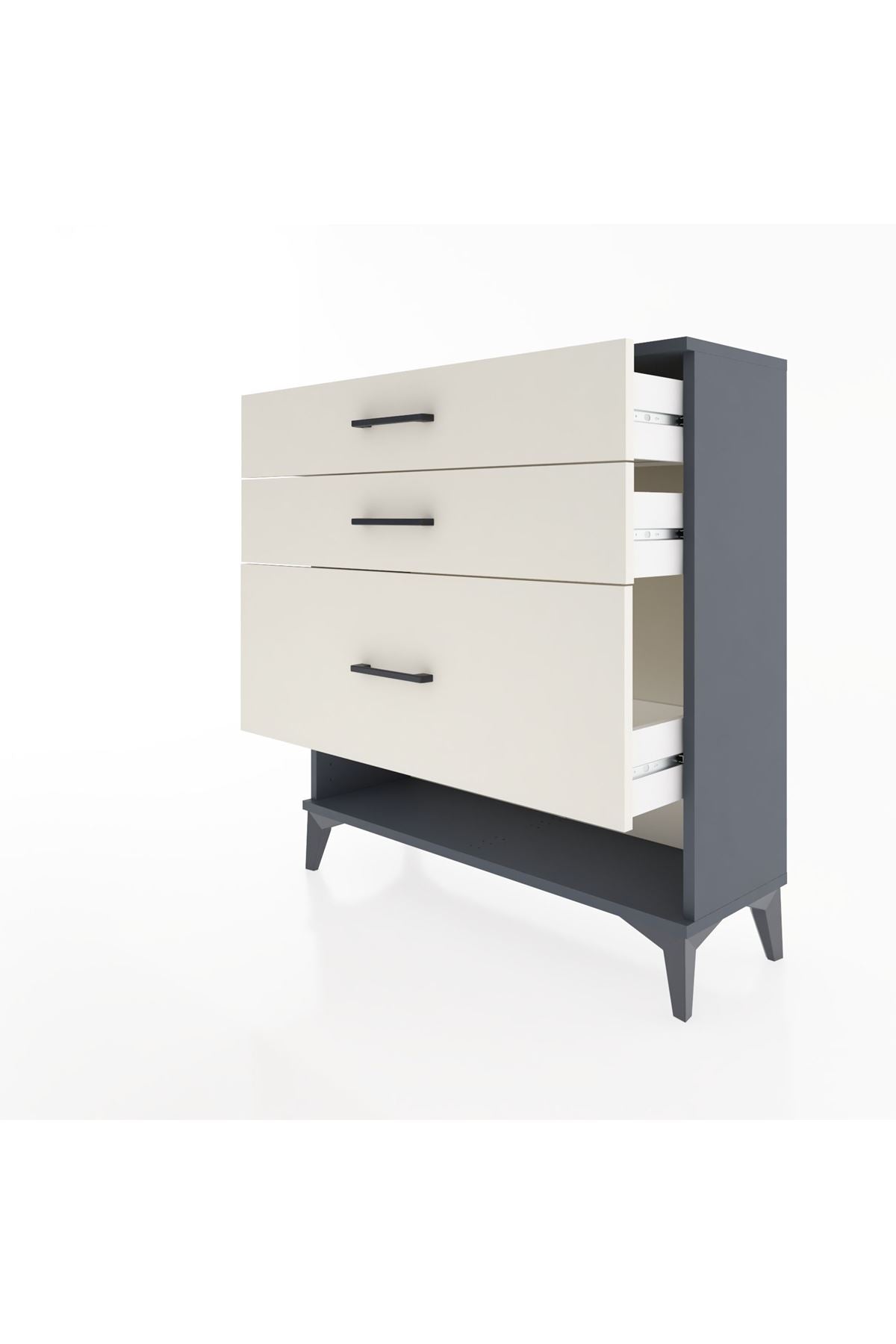 Arges Şifonyer 3 Çekmeceli 88x30x96 - S04M018V4A