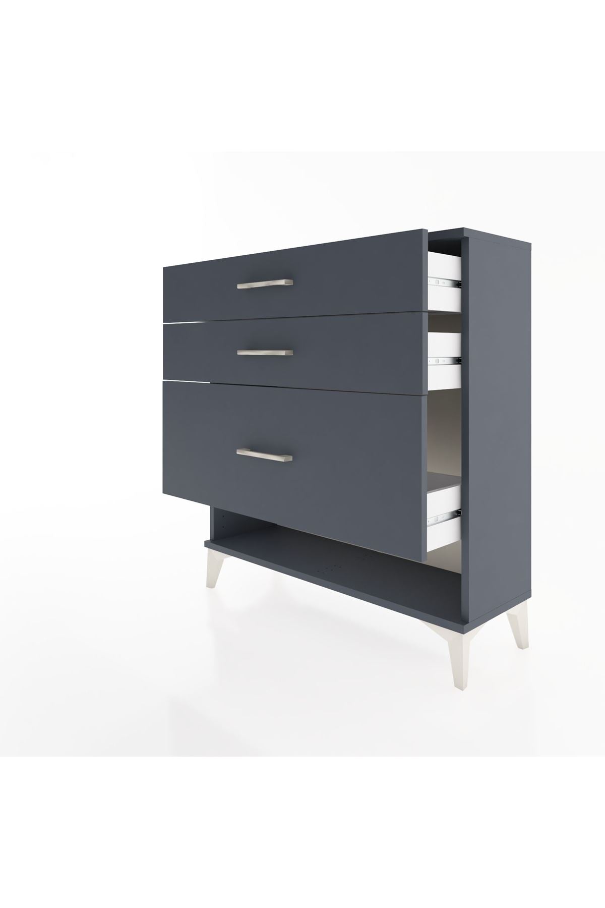 Arges Şifonyer 3 Çekmeceli 88x30x96 - S04M018V5A