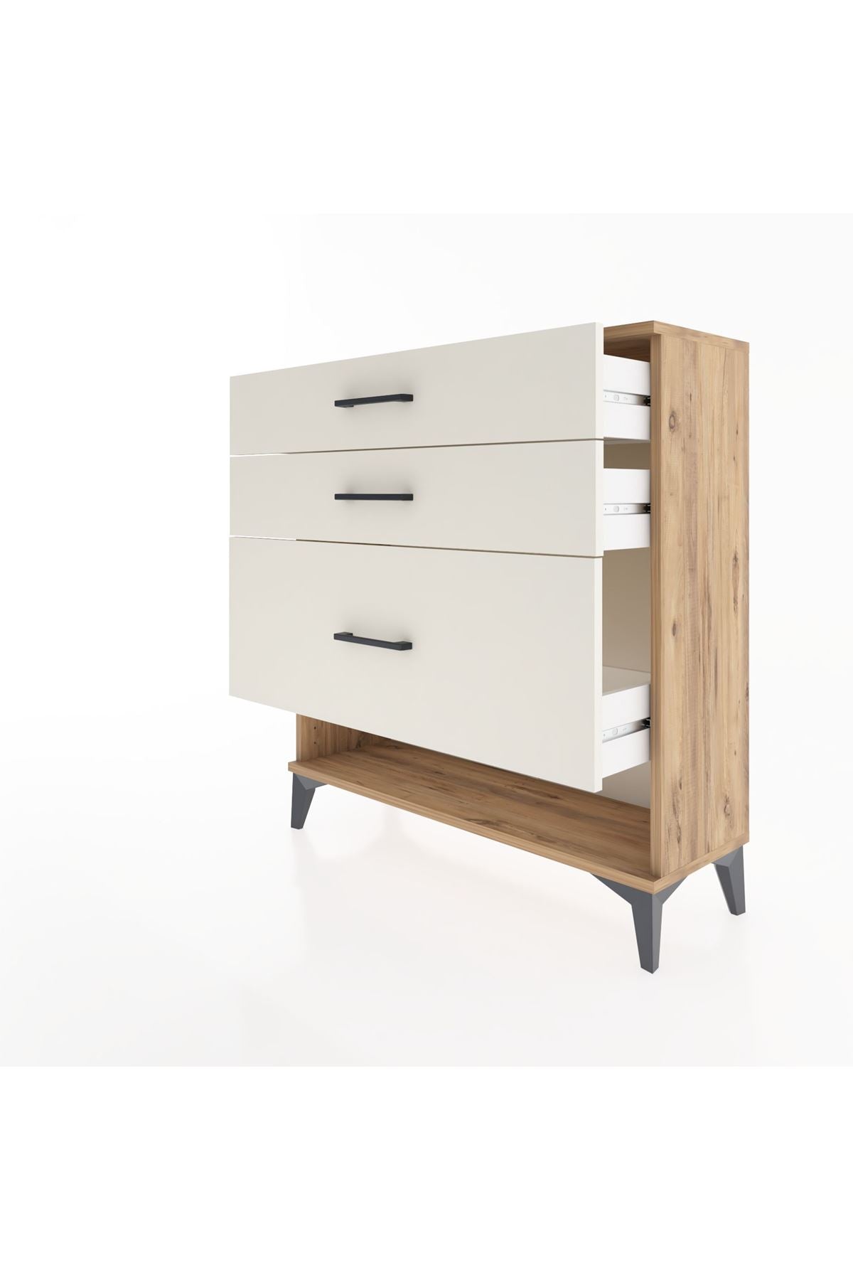 Arges Şifonyer 3 Çekmeceli 88x30x96 - S04M018V7A