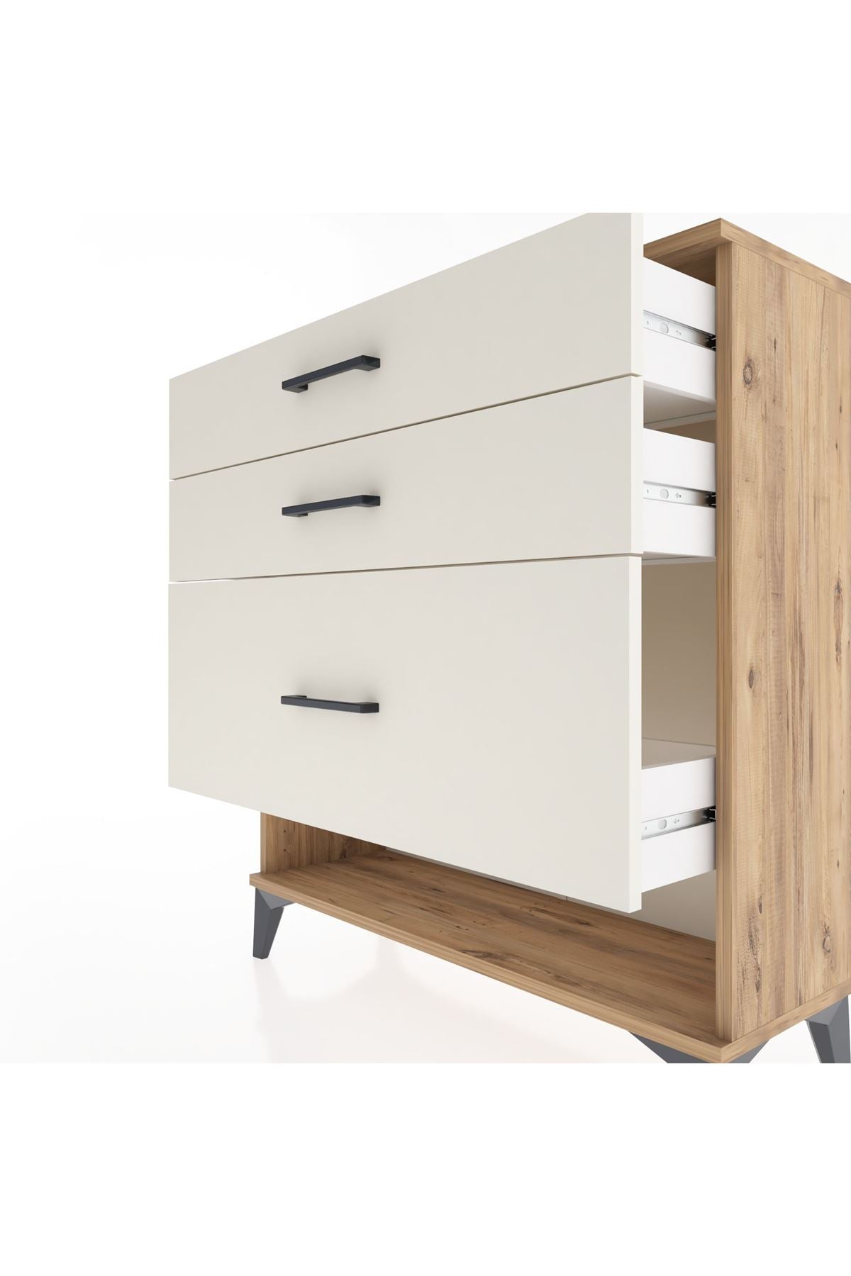 Arges Şifonyer 3 Çekmeceli 88x30x96 - S04M018V7A