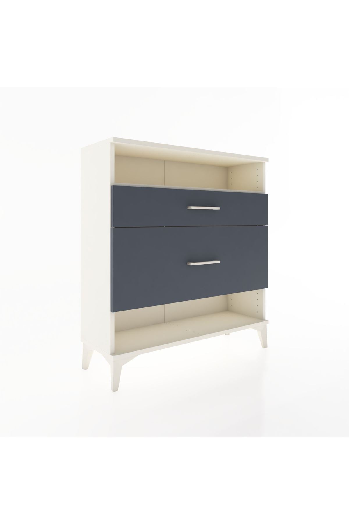 Arges Şifonyer Tek Raflı 2 Çekmeceli 88x30x96 - S04M019V2A