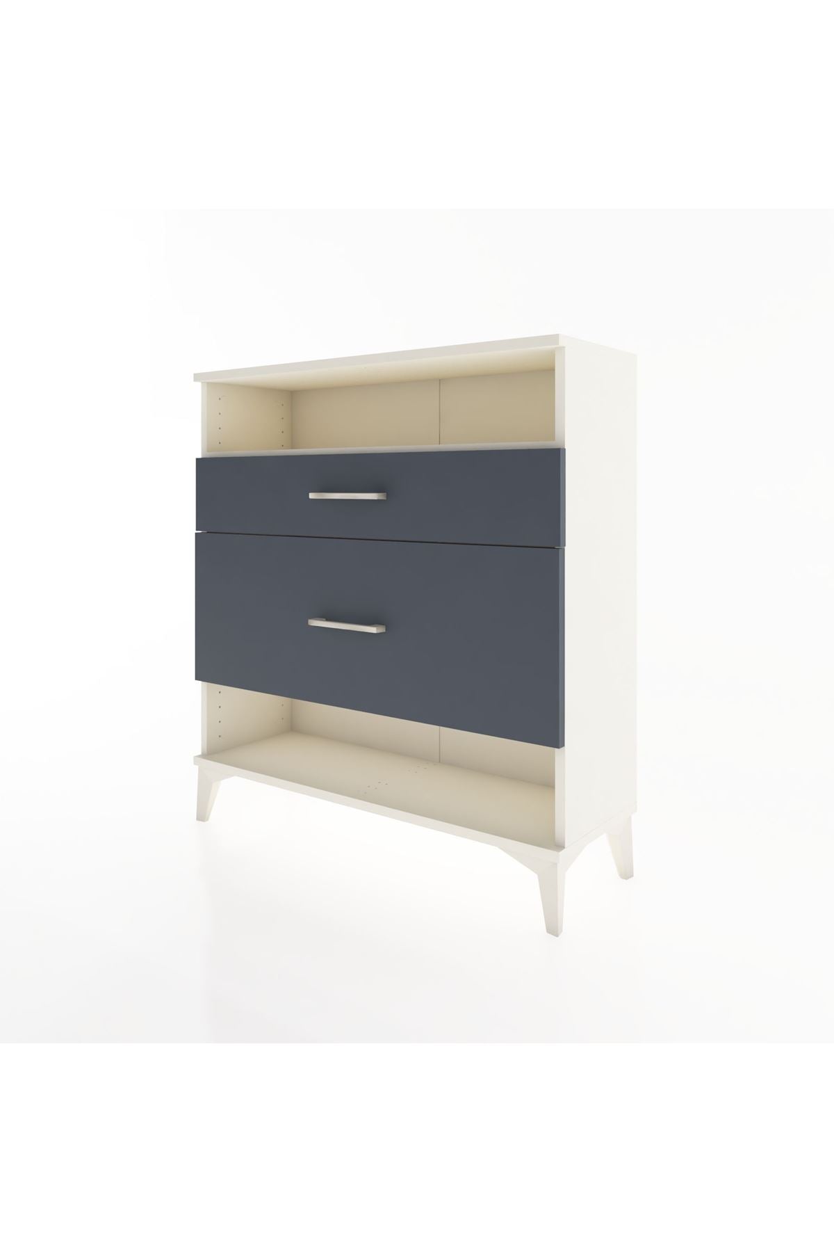 Arges Şifonyer Tek Raflı 2 Çekmeceli 88x30x96 - S04M019V2A