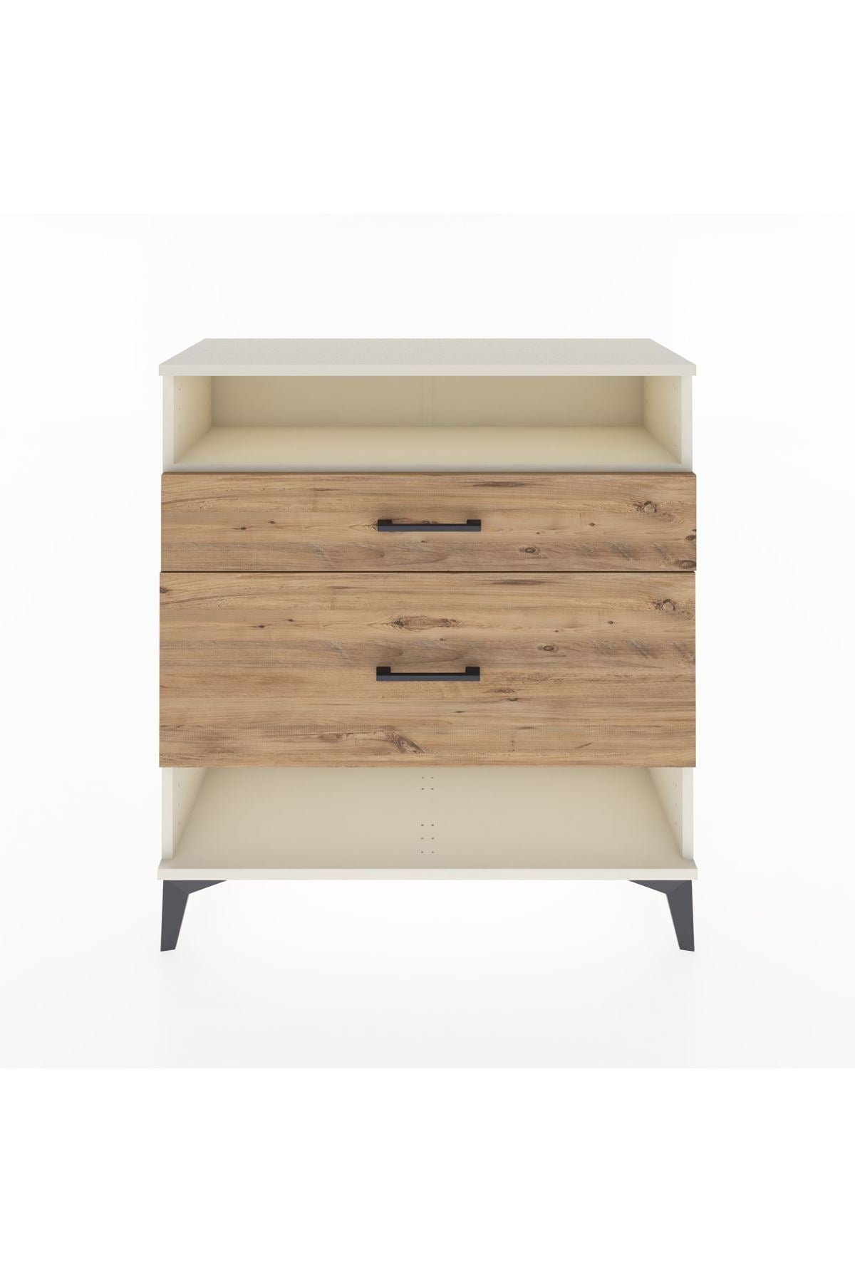 Arges Şifonyer Tek Raflı 2 Çekmeceli 88x30x96 - S04M019V3A