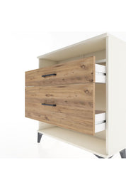 Arges Şifonyer Tek Raflı 2 Çekmeceli 88x30x96 - S04M019V3A
