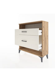 Arges Şifonyer Tek Raflı 2 Çekmeceli 88x30x96 - S04M019V7A