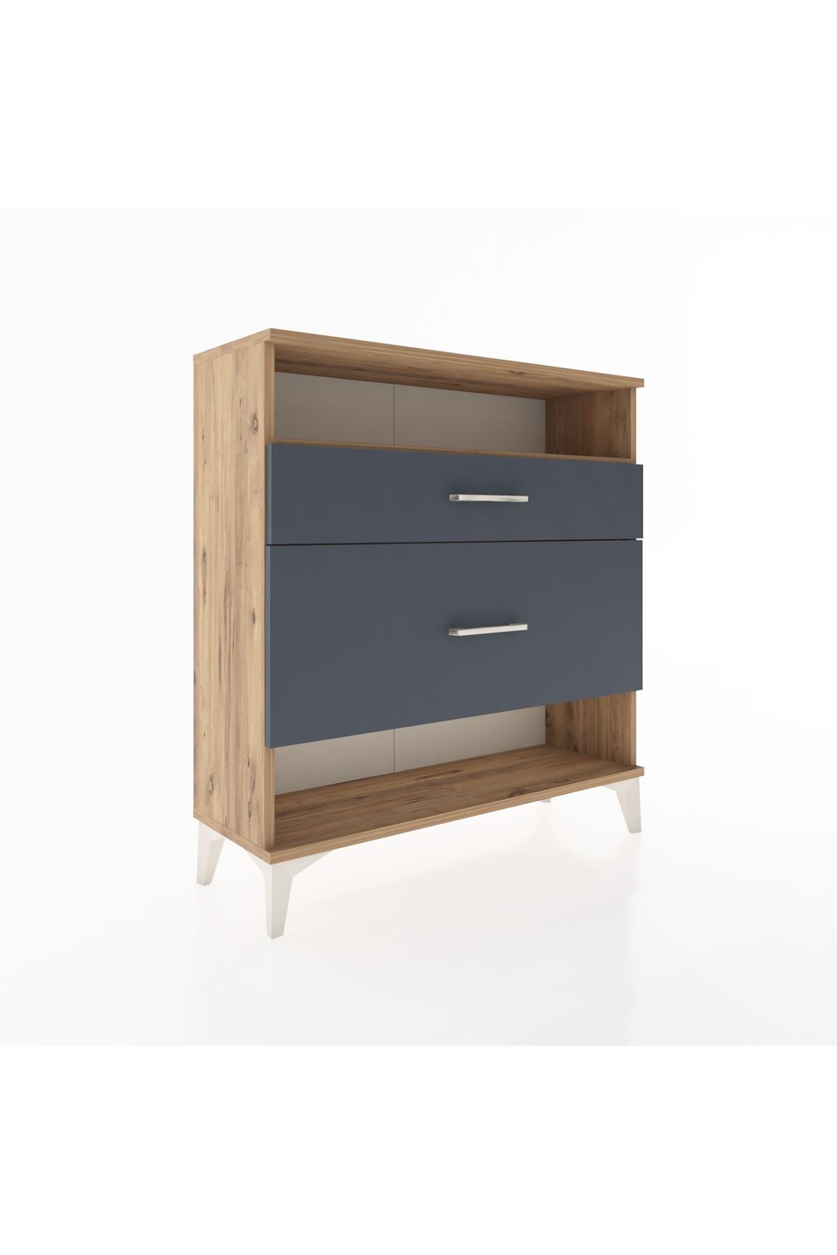 Arges Şifonyer Tek Raflı 2 Çekmeceli 88x30x96 - S04M019V8A
