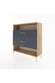Arges Şifonyer Tek Raflı 2 Çekmeceli 88x30x96 - S04M019V8A