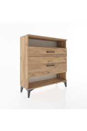 Arges Şifonyer Tek Raflı 2 Çekmeceli 88x30x96 - S04M019V9A