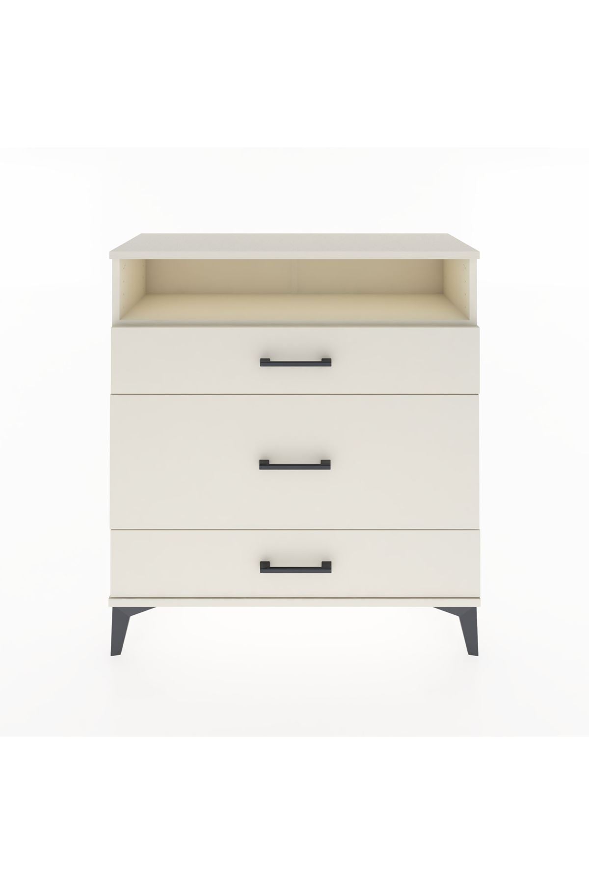 Arges Şifonyer Tek Raflı 3 Çekmeceli 88x30x96 - S04M020V1A
