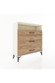 Arges Şifonyer Tek Raflı 3 Çekmeceli 88x30x96 - S04M020V3A