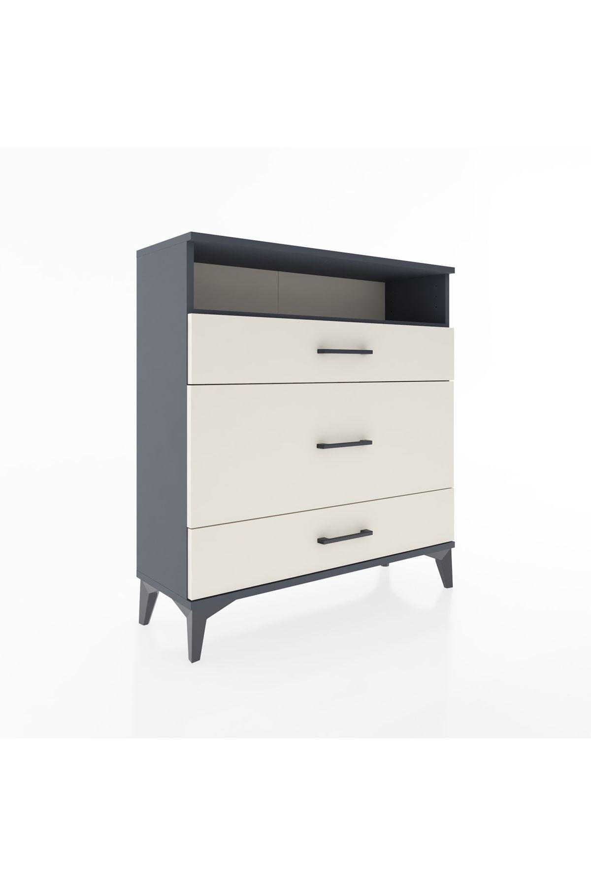 Arges Şifonyer Tek Raflı 3 Çekmeceli 88x30x96 - S04M020V4A