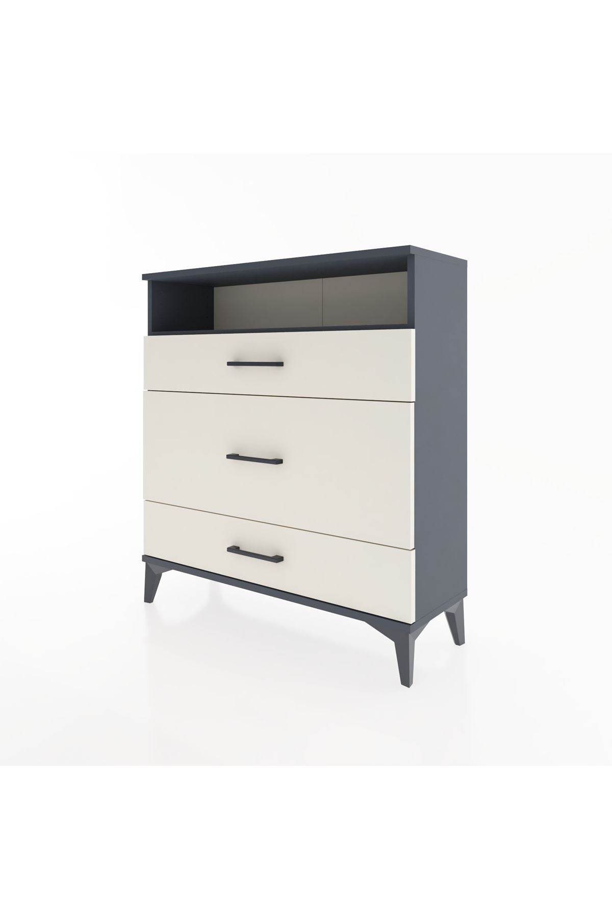 Arges Şifonyer Tek Raflı 3 Çekmeceli 88x30x96 - S04M020V4A
