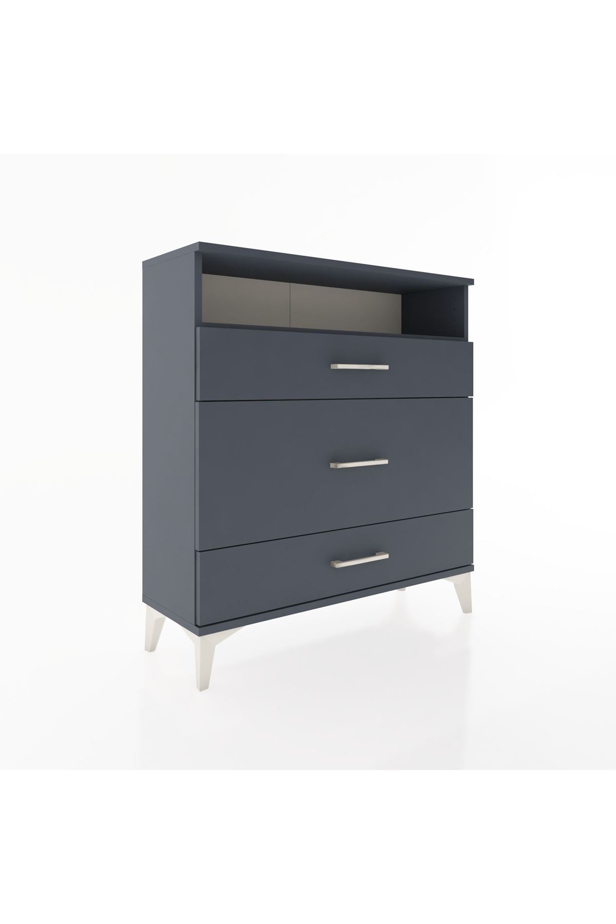 Arges Şifonyer Tek Raflı 3 Çekmeceli 88x30x96 - S04M020V5A