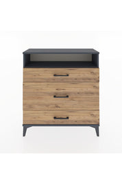 Arges Şifonyer Tek Raflı 3 Çekmeceli 88x30x96 - S04M020V6A