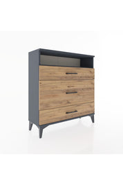 Arges Şifonyer Tek Raflı 3 Çekmeceli 88x30x96 - S04M020V6A