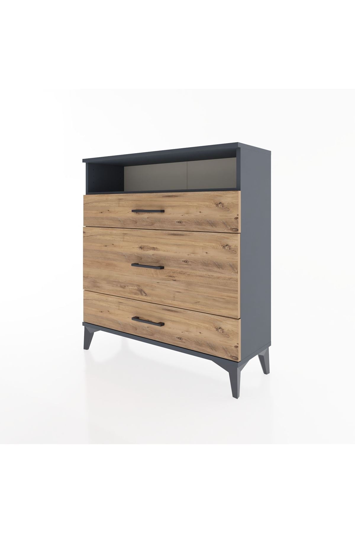 Arges Şifonyer Tek Raflı 3 Çekmeceli 88x30x96 - S04M020V6A