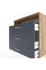 Arges Şifonyer Tek Raflı 3 Çekmeceli 88x30x96 - S04M020V8A