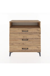 Arges Şifonyer Tek Raflı 3 Çekmeceli 88x30x96 - S04M020V9A