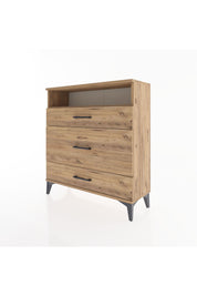 Arges Şifonyer Tek Raflı 3 Çekmeceli 88x30x96 - S04M020V9A