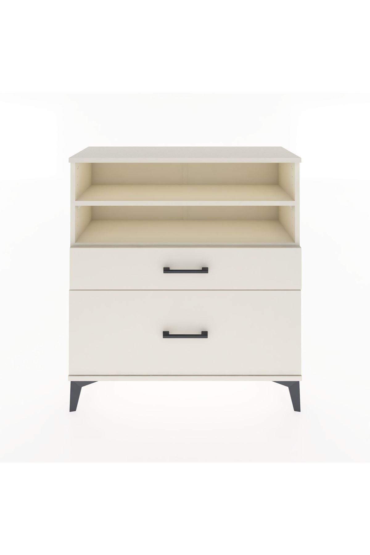 Arges Şifonyer 2 Raflı 2 Çekmeceli 88x30x96 - S04M021V1A