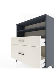 Arges Şifonyer 2 Raflı 2 Çekmeceli 88x30x96 - S04M021V4A