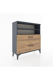 Arges Şifonyer 2 Raflı 2 Çekmeceli 88x30x96 - S04M021V6A