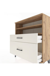 Arges Şifonyer 2 Raflı 2 Çekmeceli 88x30x96 - S04M021V7A