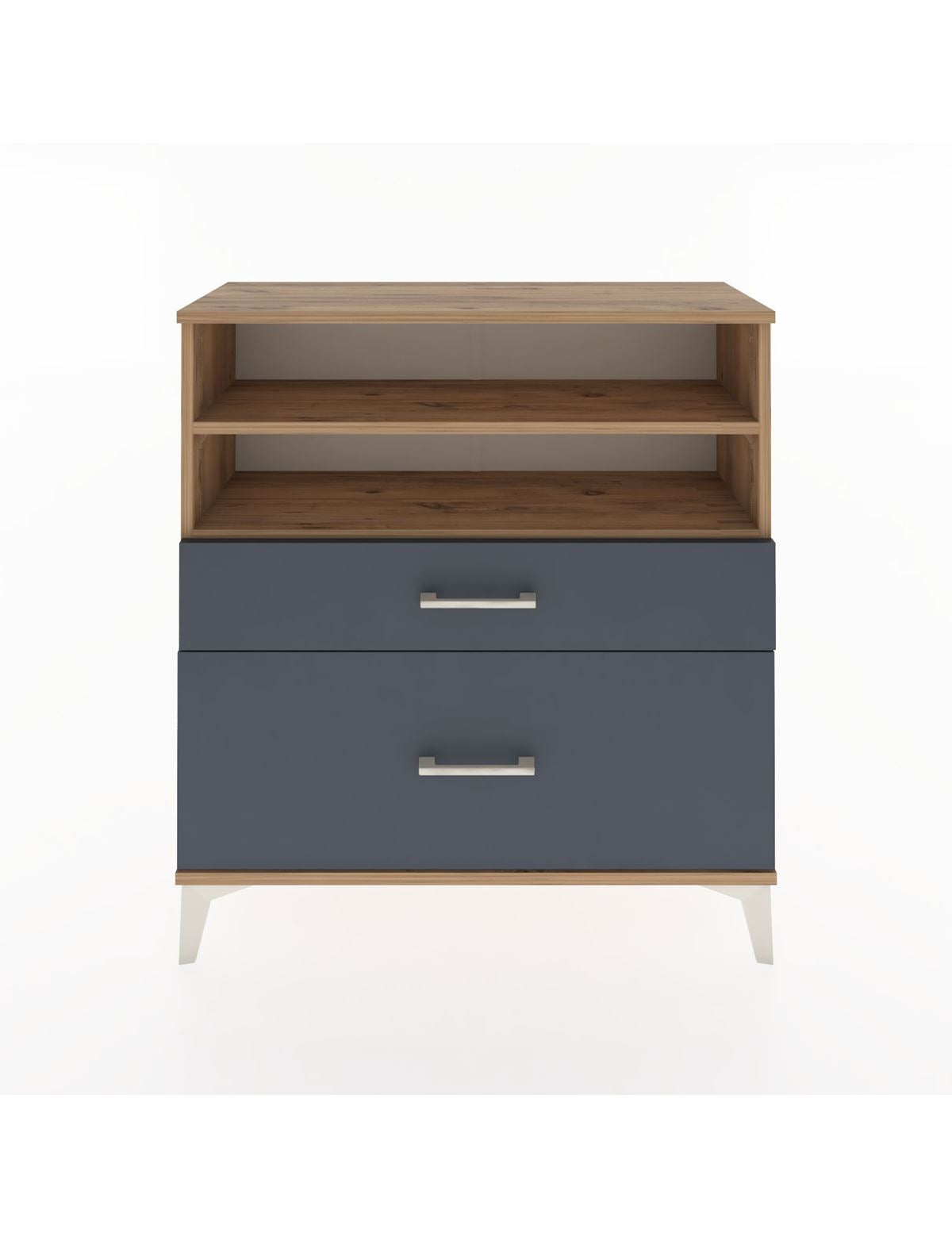 Arges Şifonyer 2 Raflı 2 Çekmeceli 88x30x96 - S04M021V8A
