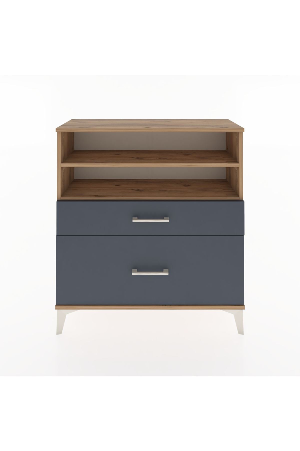 Arges Şifonyer 2 Raflı 2 Çekmeceli 88x30x96 - S04M021V8A