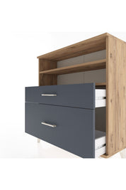 Arges Şifonyer 2 Raflı 2 Çekmeceli 88x30x96 - S04M021V8A